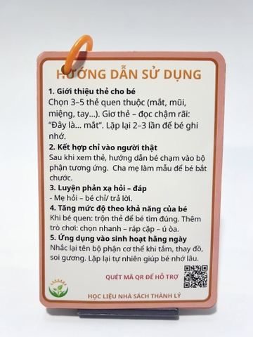 Flashcard bộ phận cơ thể (Tiếng Anh)