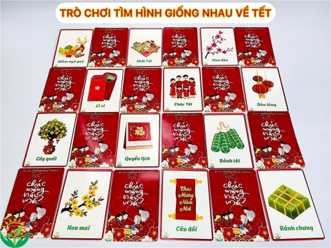 Tìm hình giống nhau (chủ đề Tết)
