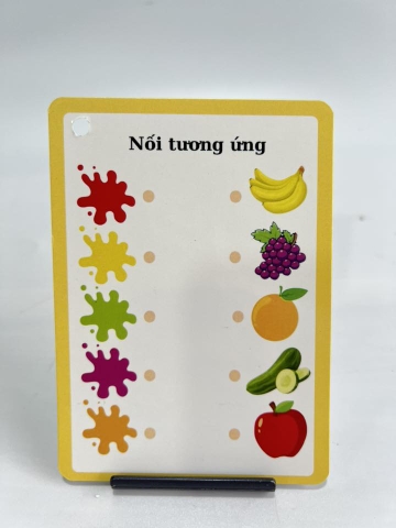 Flashcard nhận biết màu sắc