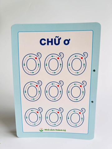 Bộ tập tô số chữ cái