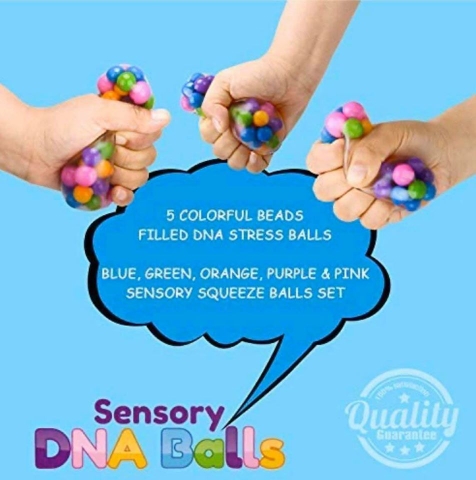 Bóng bóp tay màu sắc