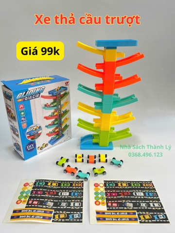 Xe thả cầu trượt nhựa