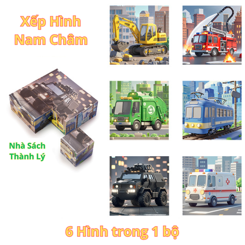Xếp hình nam châm 6 mặt