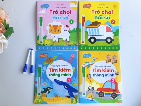 Bộ 4 cuốn trò chơi nối số