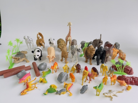 Mô hình con vật 58 chi tiết