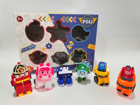 Bộ 6 xe Poli biến hình