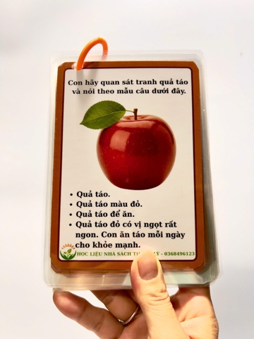 Flashcard mở rộng câu theo tranh (dạy bé học nói tập 1)