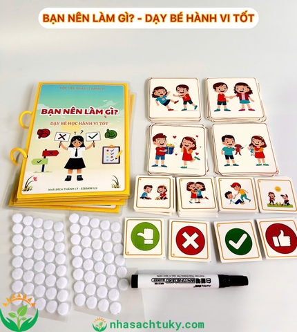 Học liệu Bạn nên làm gì - Hành vi đúng sai A5 CÁN BÓNG