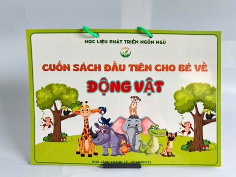 Học liệu Sách động vật 7 chủ đề A4 CÁN BÓNG