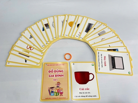 Học liệu Công dụng đồ vật A6 tập 1