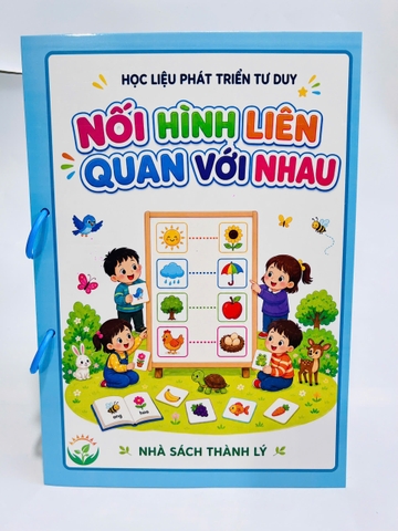 Học liệu Nối hình liên quan khổ A4