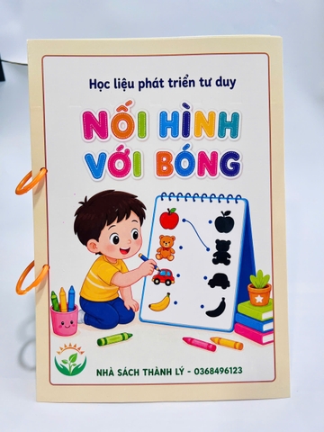 Học liệu Nối hình với bóng khổ A4