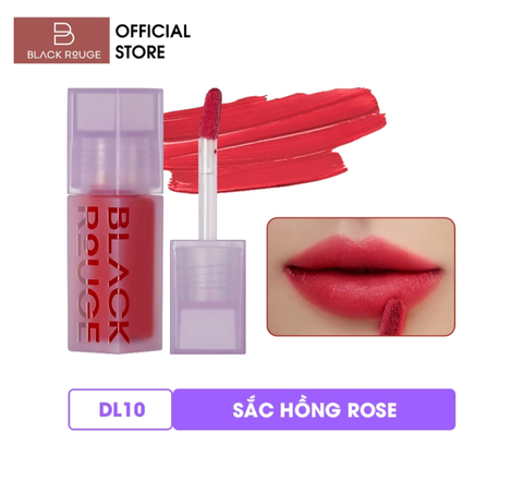 DL10 màu Hồng Rose - Son Black Rouge Double Layer Over Velvet