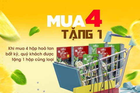 Flash sale - MUA 4 TẶNG 1