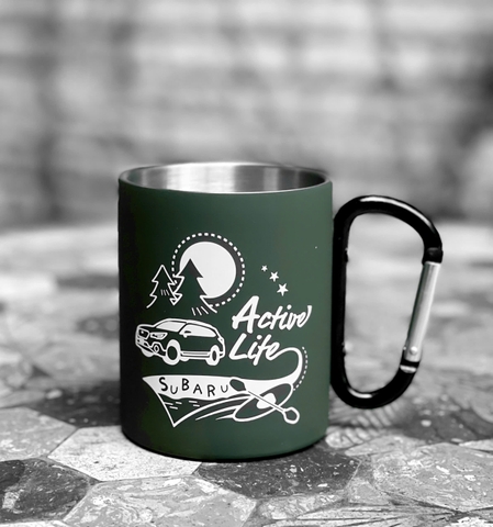 Ly dã ngoại màu xanh rêu