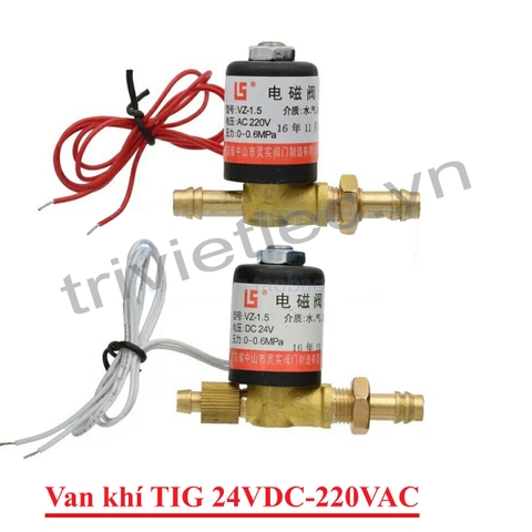 Van khí TIG 24VDC/220VAC