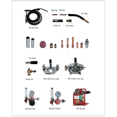 phụ kiện máy hàn MIG/MAG