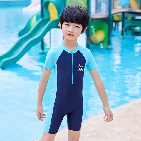 Bộ bơi bé trai cộc liền, than tay xanh, cá heo Dance 31803