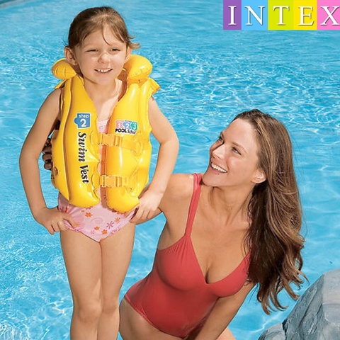 Áo phao vàng INTEX-58660 (3-6 tuổi)