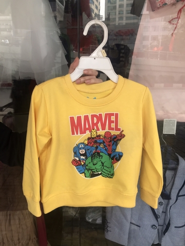 Nỉ dài Minmax màu vàng, hình Marvel