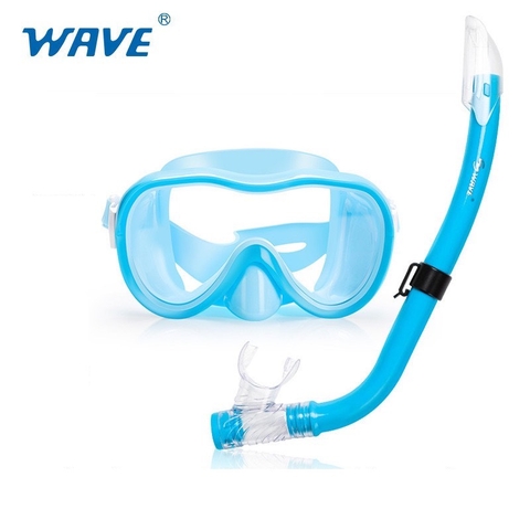 Bộ kính lặn & ống thở trẻ em, chính hãng Wave