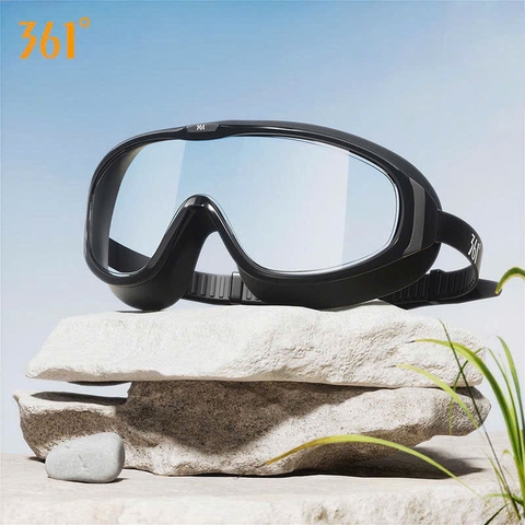 Kính bơi Người lớn mắt liền, chống nước, hãng 361, màu đen