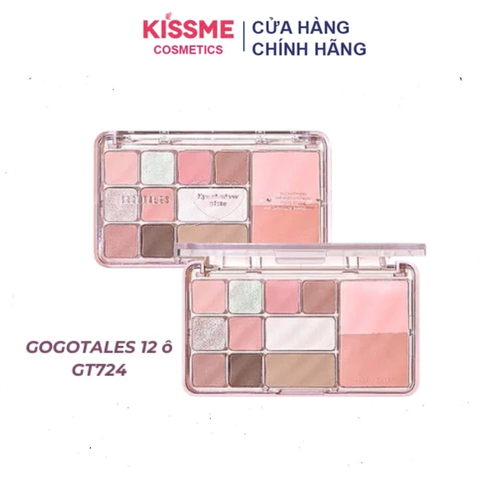 Phấn mắt 12 ô GOGO TALES Heart Racing Comprehensive Power Platte