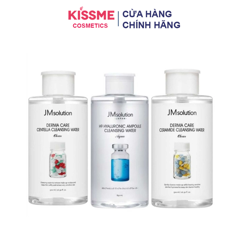 Tẩy trang Da Nhạy Cảm JM Solution Cleansing Water H9 Hyaluronic Ampoule