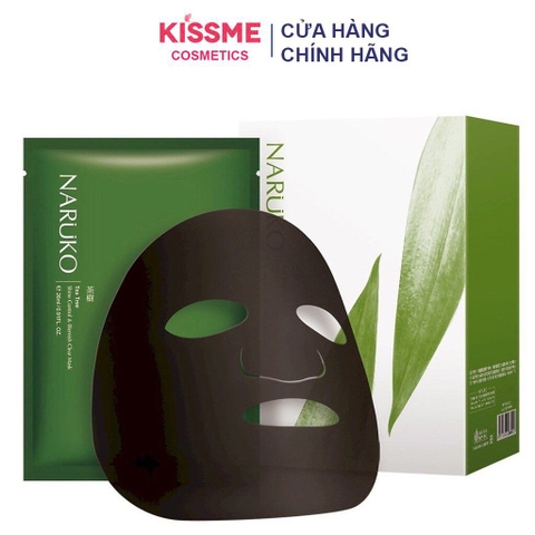 Mặt Nạ Tràm Trà Naruko Tea Tree Shine Control and Blemish Clear Mask 26ml