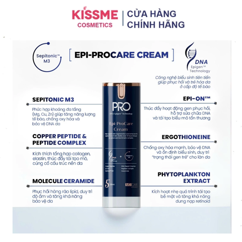 Kem Dưỡng MD Care Epi-ProCare Cream Phục Hồi Và Cải Thiện Nếp Nhăn 30ml
