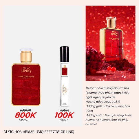 Nước Hoa Armaf UNIQ EFFECTS OF UNIQ