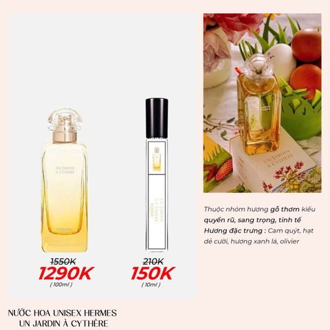 Nước Hoa Unisex Hermes Un Jardin à Cythère