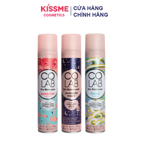 Dầu Gội Khô Colab Dry Shampoo 200ml