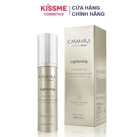 Kem dưỡng CASMARA Lightening Clarifying Anti-Aging Cream SPF50 - Kem dưỡng sáng da & chống nắng mờ nám ban ngày