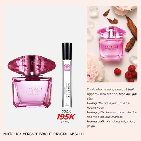 Nước hoa Versace Bright Crystal Absolu Eau De Parfum