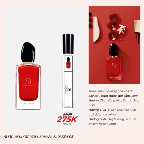 Nước Hoa Giorgio Armani Sì Passione
