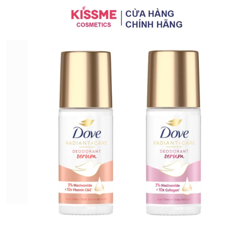 Lăn Khử Mùi Dove Radiant + Care Deodorant Serum 40mL