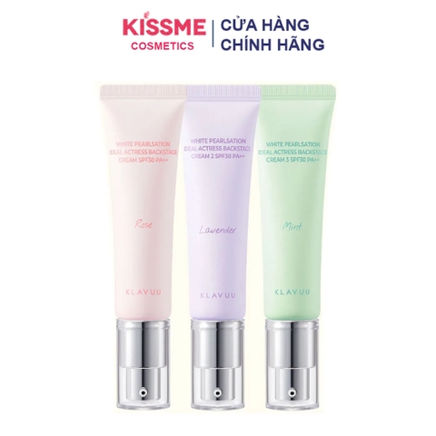Kem Lót Klavuu Nâng Tông Da White Pearlsation Ideal Actress Backstage Cream 10ml