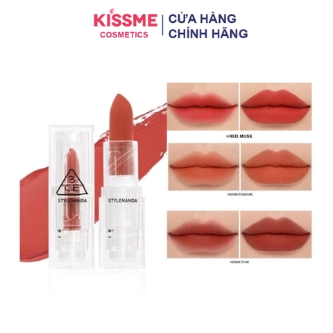 Son Thỏi 3CE Soft Matte Lipstick
