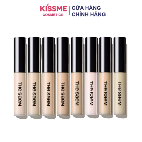Che khuyết điểm che phủ tốt The Saem Cover Perfection Tip Concealer SPF28 PA++ 6.5g