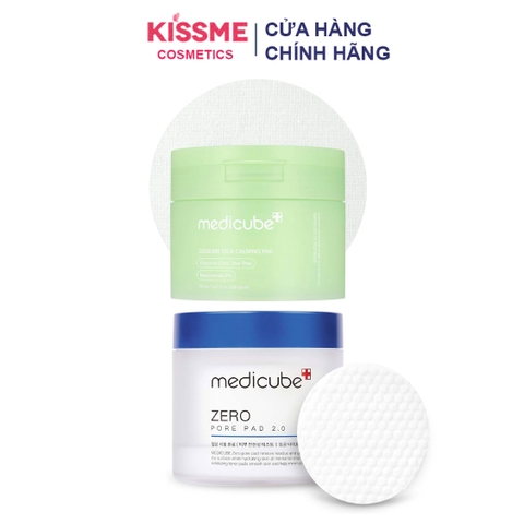Toner Pad Medicube ZERO PORE PAD 2.0 và Super Cica Pad