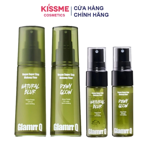 Xịt Khóa Nền Glamrr Q Vegan Super Makeup Fixer