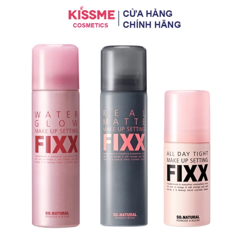 Xịt Khóa Makeup Toàn Diện Fixx So Natural