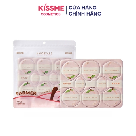 Set 8 Bông Mút AMORTALS Tự Xé PEACH FARM