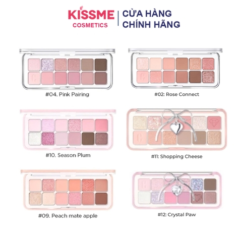 Bảng Phấn Mắt 12 ô Clio Pro Eye Palette Air 7g