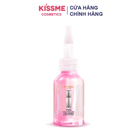 Peel da Loreal hồng Glycolic Bright Exfoliant Peel