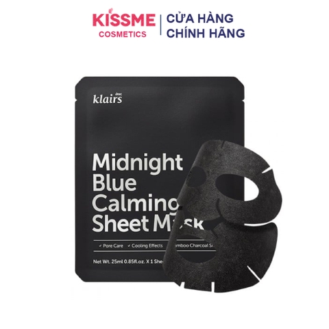 Mặt Nạ Làm Dịu, Phục Hồi Da Klairs Midnight Blue Calming