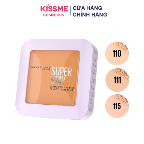 Phấn Phủ Nền Che Phủ Mịn Lâu Trôi Kiềm Dầu Maybelline SuperStay 30H