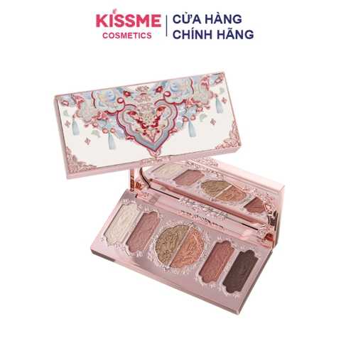 Bảng phấn mắt 6 màu Flower Knows Butterfly Cloud Collar