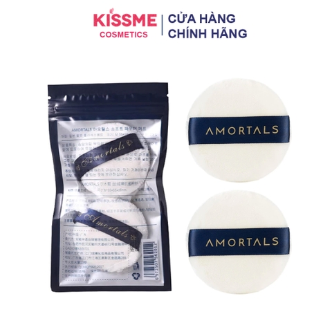 Set 2 bông phấn phủ AMORTALS